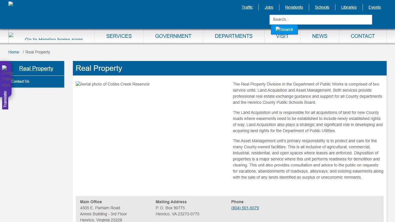 Real Property » Henrico County, Virginia